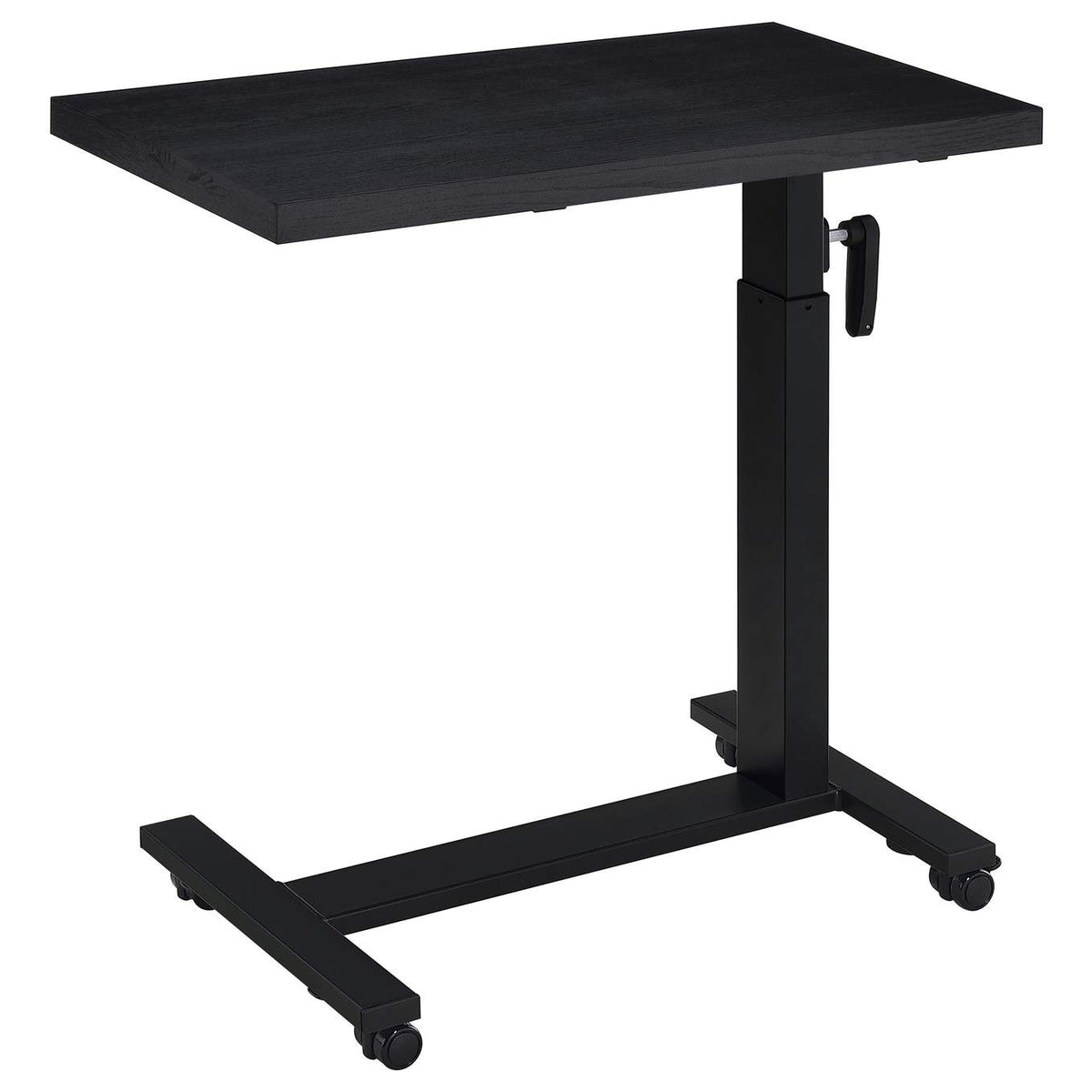 315856 Westpark Height Adjustable Mobile Bedroom C-Table Black