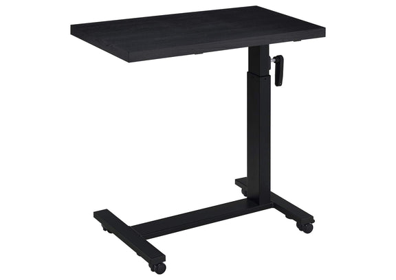315856 Westpark Height Adjustable Mobile Bedroom C-Table Black