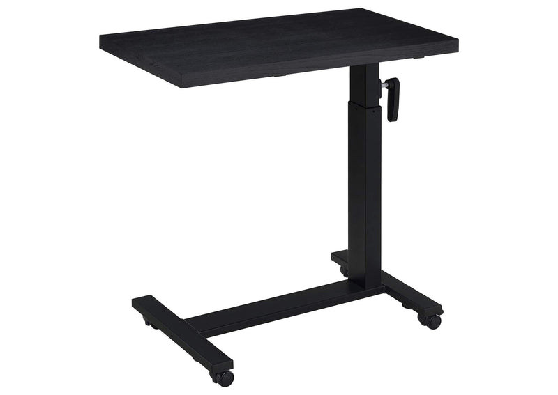 315856 Westpark Height Adjustable Mobile Bedroom C-Table Black