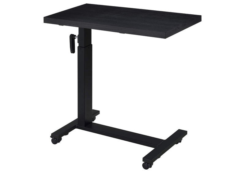 315856 Westpark Height Adjustable Mobile Bedroom C-Table Black