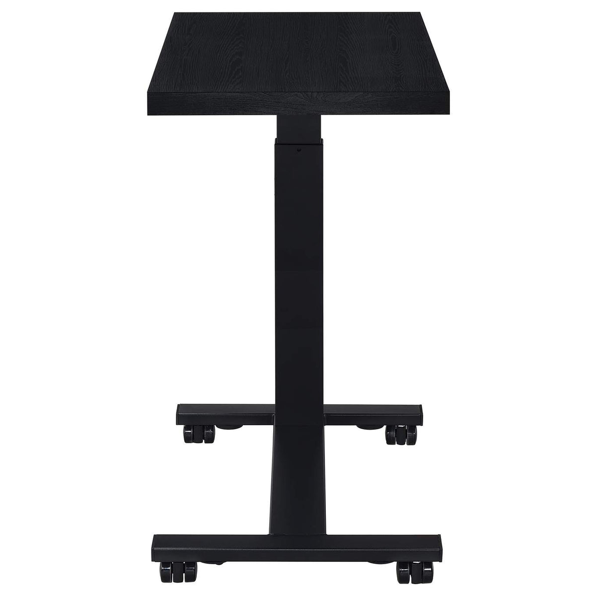 315856 Westpark Height Adjustable Mobile Bedroom C-Table Black