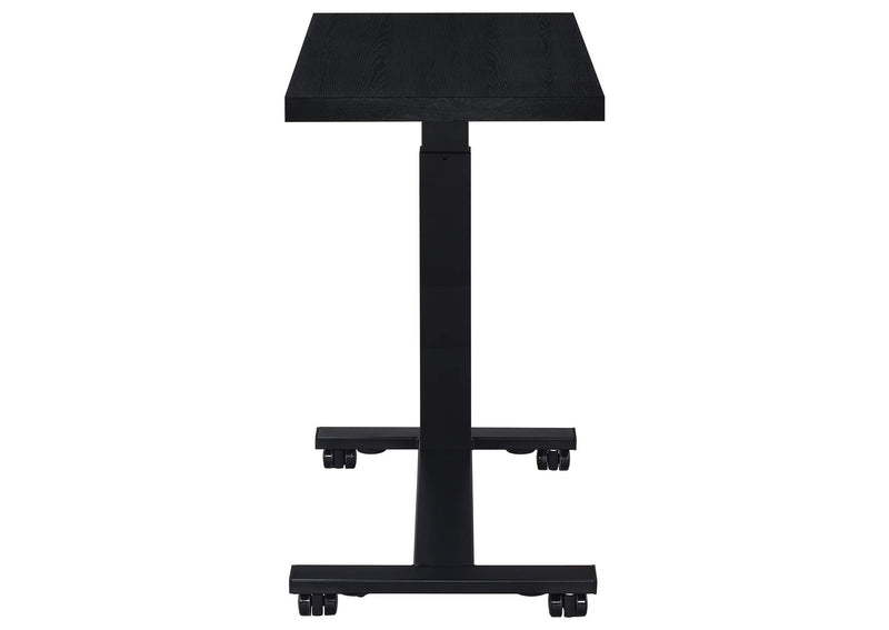 315856 Westpark Height Adjustable Mobile Bedroom C-Table Black