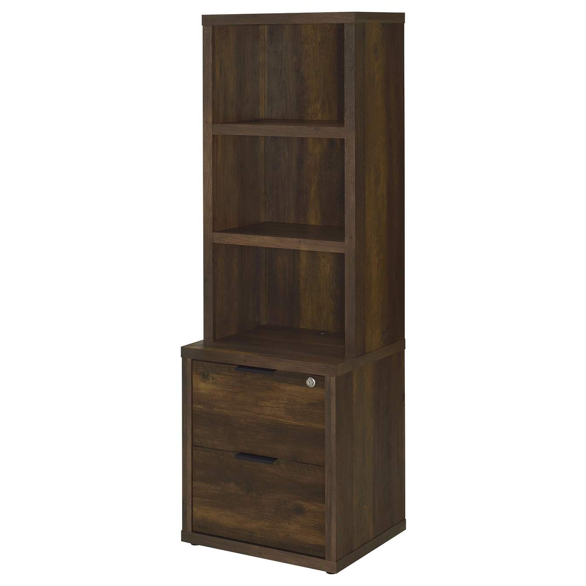 315881F-SET Westpark 3-piece Full Bedroom Set Bookcase Headboard Pine