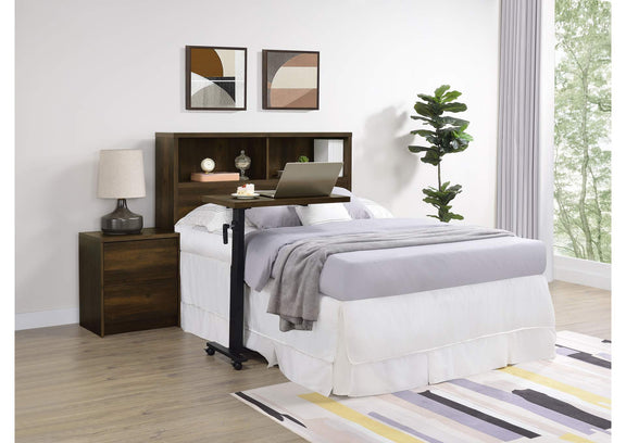 315881F Westpark 49-inch Full Bookcase Headboard Dark Pine