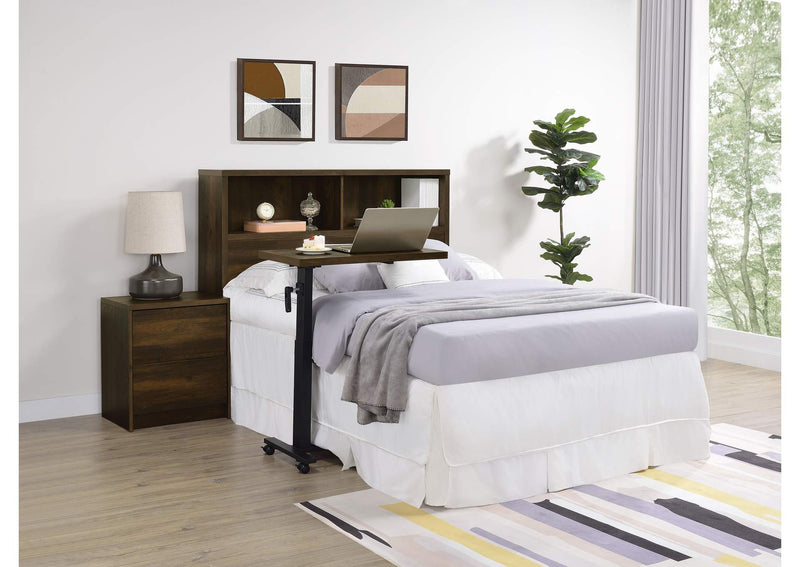 315881F Westpark 49-inch Full Bookcase Headboard Dark Pine