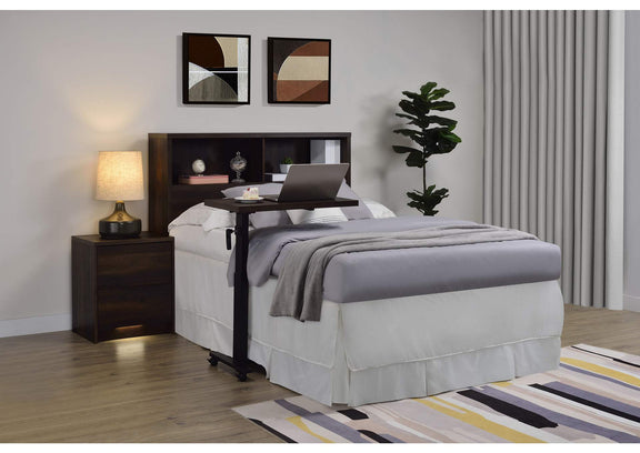 315881F Westpark 49-inch Full Bookcase Headboard Dark Pine