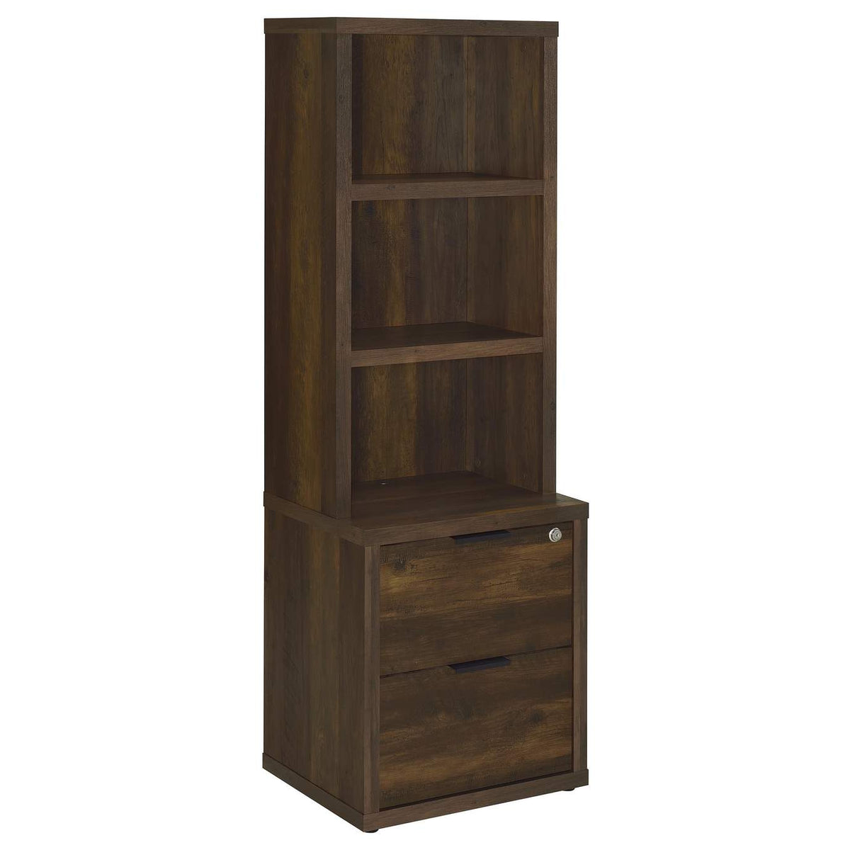 315881Q-SET Westpark 3-piece Queen Bedroom Set Bookcase Headboard Pine
