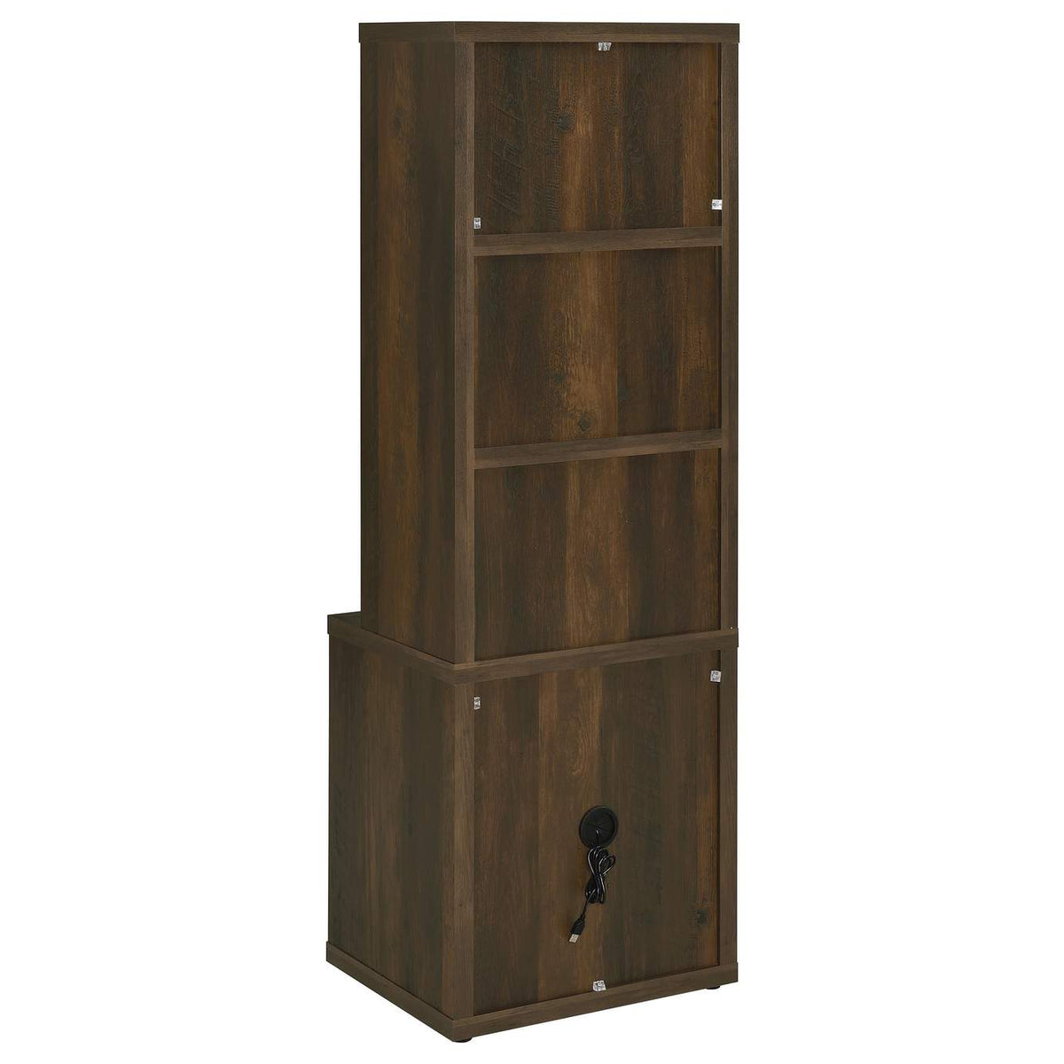 315881Q-SET Westpark 3-piece Queen Bedroom Set Bookcase Headboard Pine