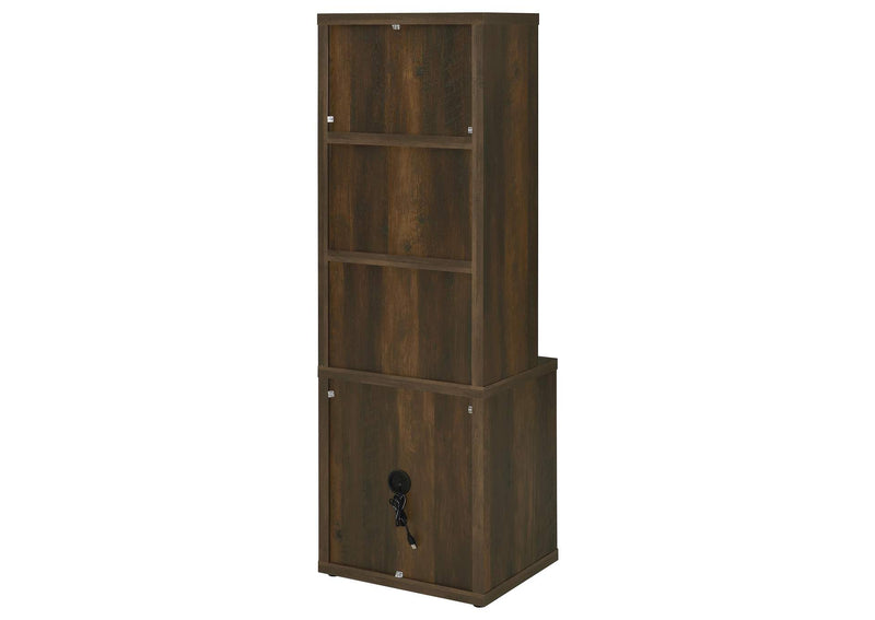 315881Q-SET Westpark 3-piece Queen Bedroom Set Bookcase Headboard Pine