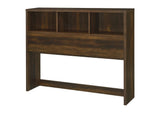 315881Q Westpark 49-inch Queen Bookcase Headboard Dark Pine