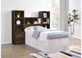 315881T-SET Westpark 3-piece Twin Bedroom Set Bookcase Headboard Pine