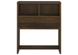 315881T Westpark 49-inch Twin Bookcase Headboard Dark Pine