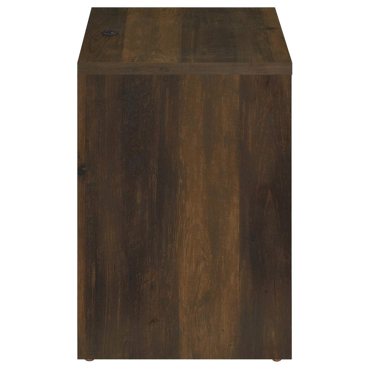 315882 Westpark 2-drawer Nightstand LED Lights and USB Dark Pine