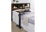 315886 Westpark Height Adjustable Mobile Bedroom C-Table Dark Pine