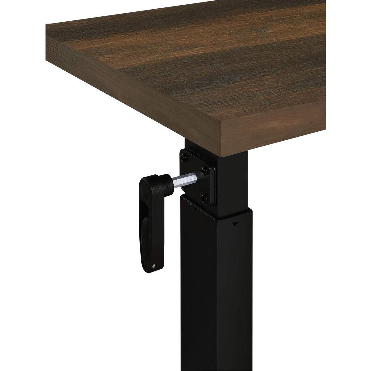 315886 Westpark Height Adjustable Mobile Bedroom C-Table Dark Pine