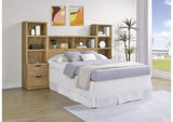 315901F-SET Westpark 3-piece Full Bedroom Set Bookcase Headboard Mango