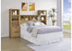 315901F-SET Westpark 3-piece Full Bedroom Set Bookcase Headboard Mango