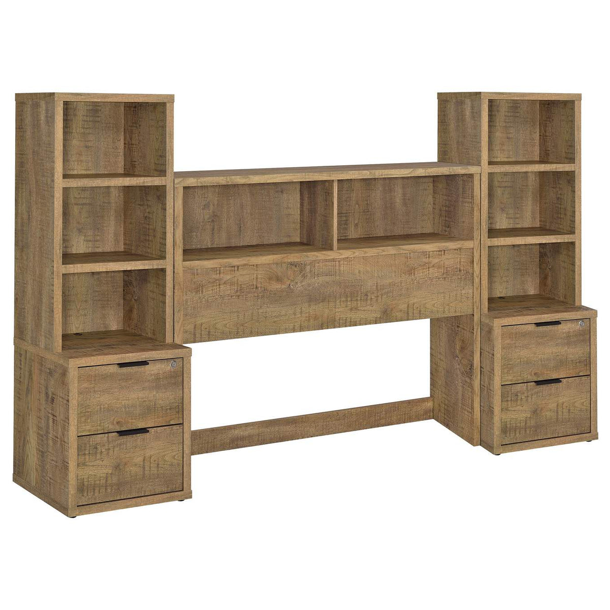315901F-SET Westpark 3-piece Full Bedroom Set Bookcase Headboard Mango