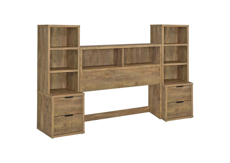 315901F-SET Westpark 3-piece Full Bedroom Set Bookcase Headboard Mango