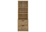 315901F-SET Westpark 3-piece Full Bedroom Set Bookcase Headboard Mango