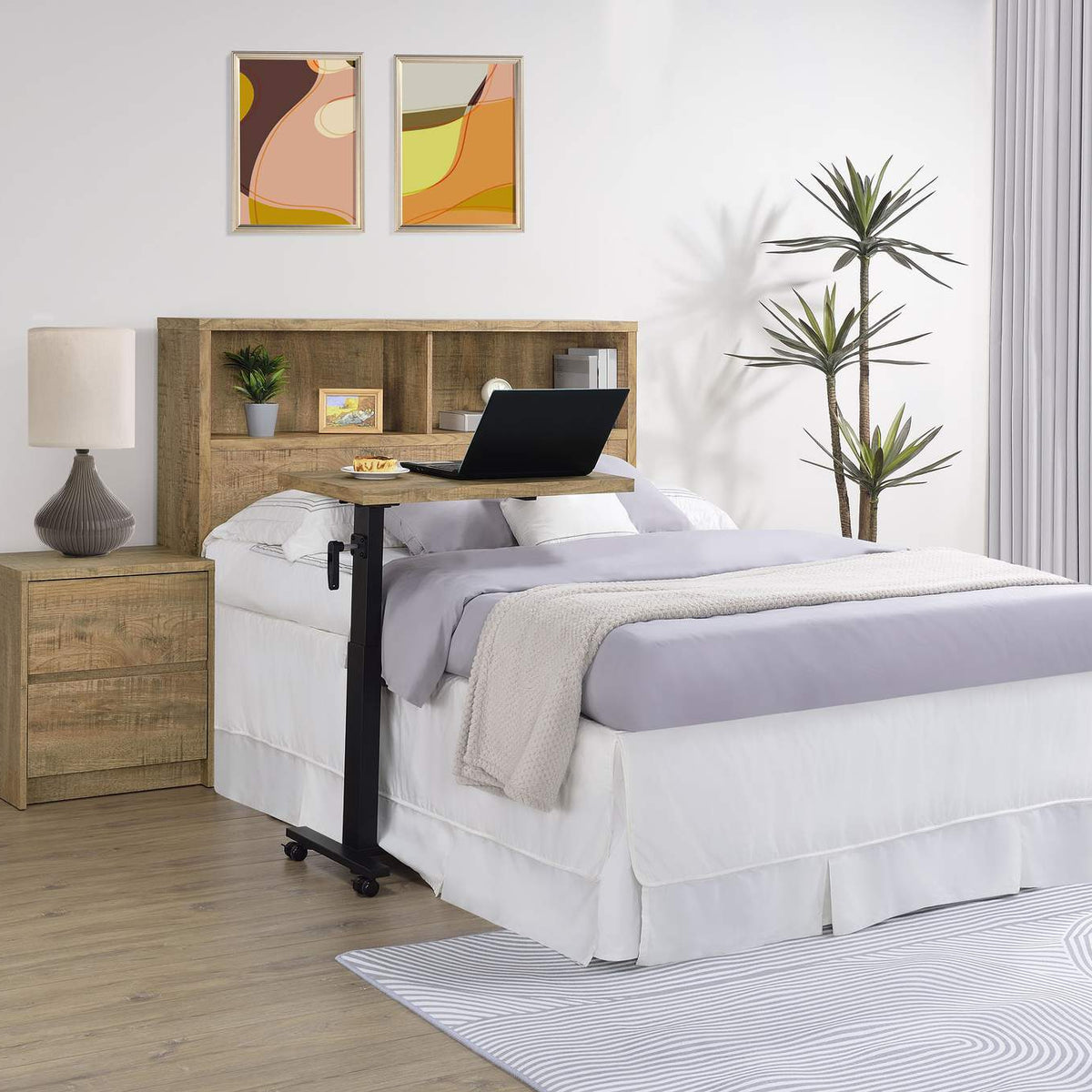 315901F Westpark 49-inch Full Bookcase Headboard Mango