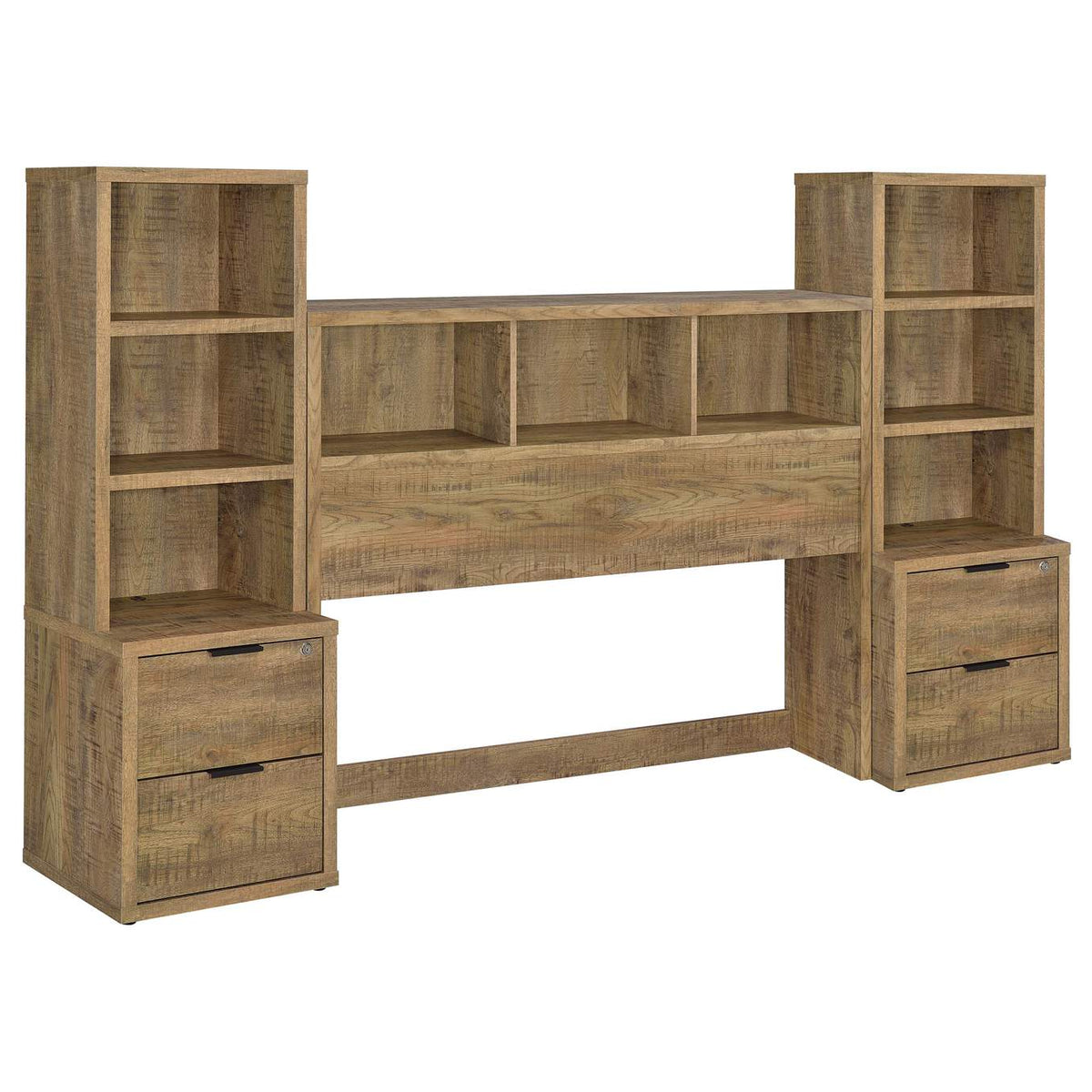 315901Q-SET Westpark 3-piece Queen Bedroom Set Bookcase Headboard Mango