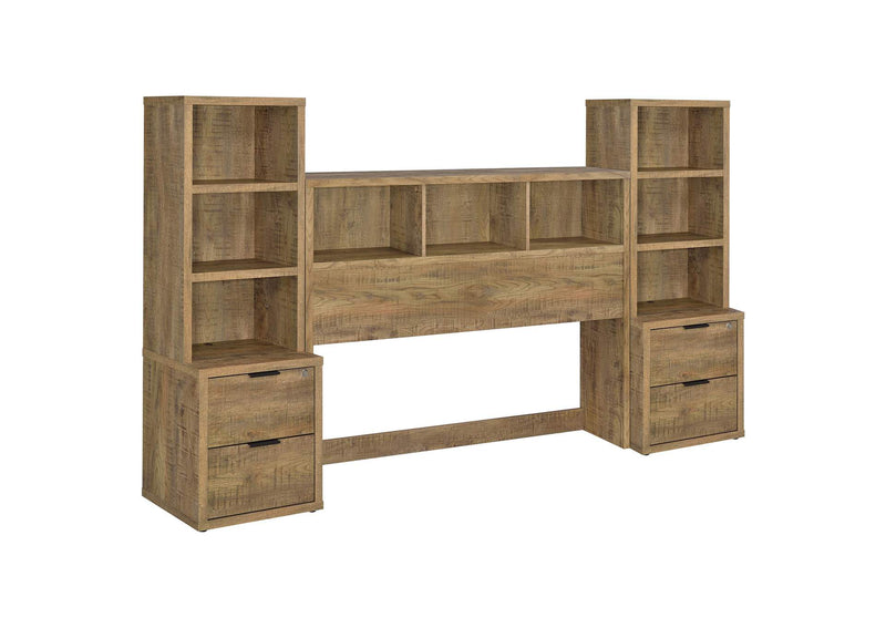 315901Q-SET Westpark 3-piece Queen Bedroom Set Bookcase Headboard Mango