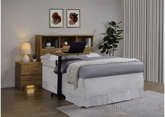 315901Q Westpark 49-inch Queen Bookcase Headboard Mango