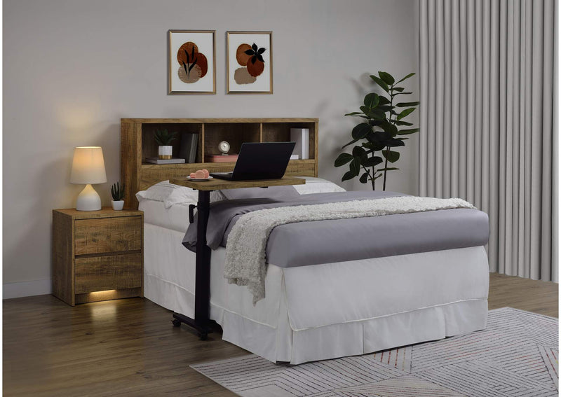 315901Q Westpark 49-inch Queen Bookcase Headboard Mango