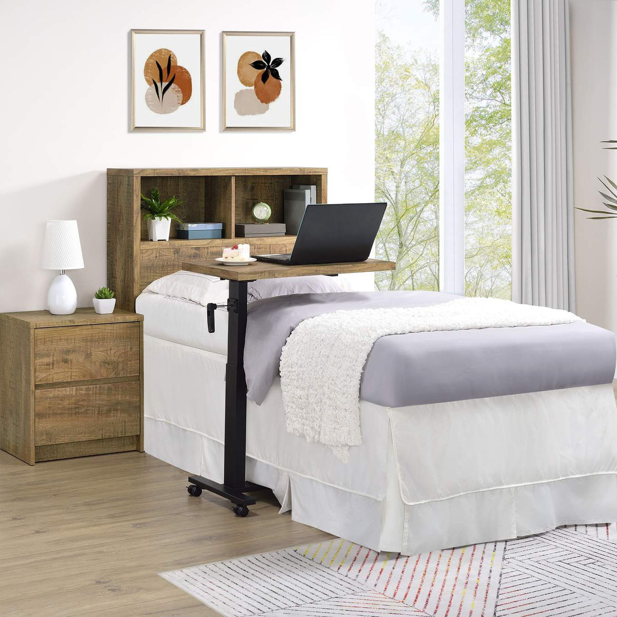315901T Westpark 49-inch Twin Bookcase Headboard Mango