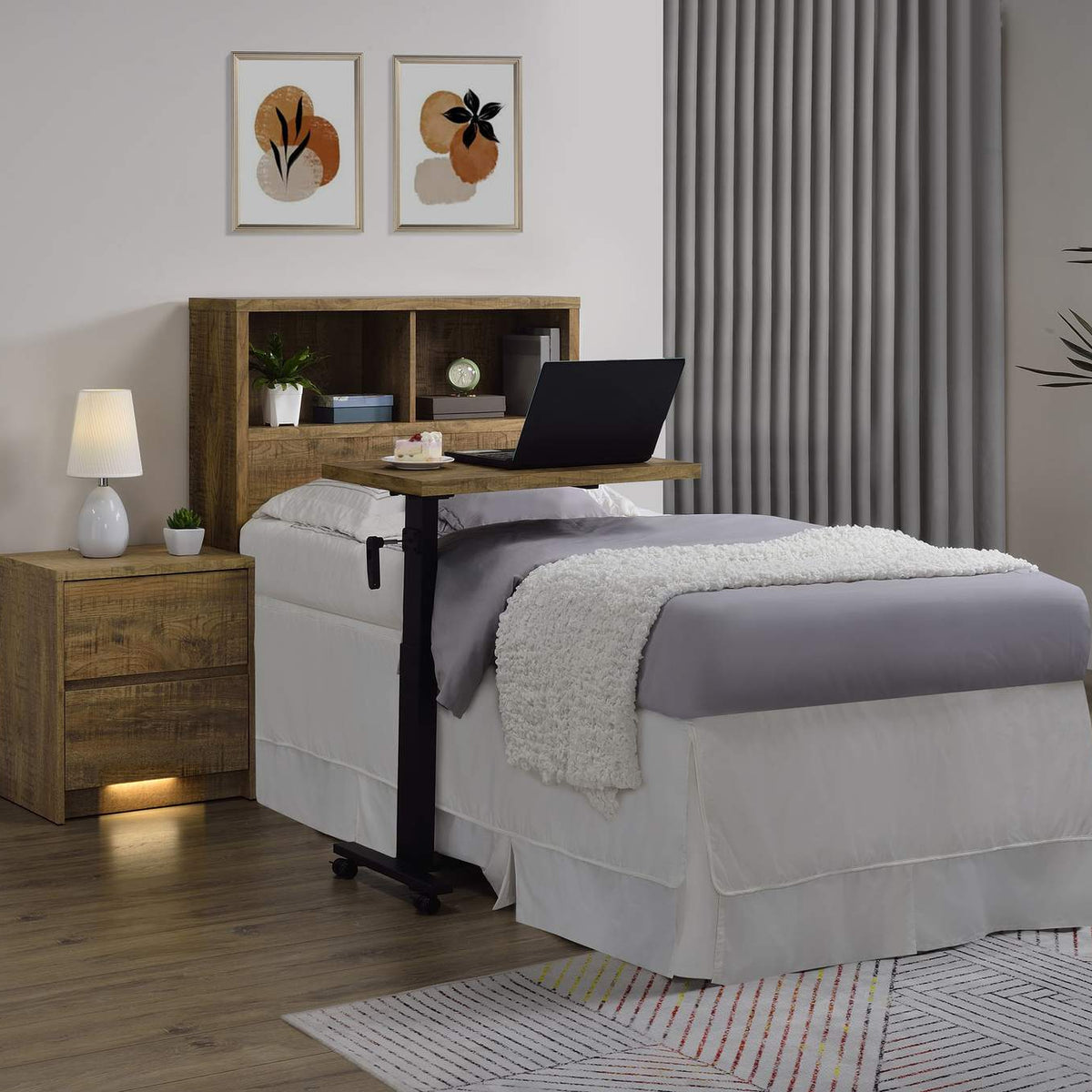 315901T Westpark 49-inch Twin Bookcase Headboard Mango