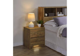 315902 Westpark 2-drawer Nightstand LED Lights and USB Mango
