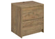 315902 Westpark 2-drawer Nightstand LED Lights and USB Mango