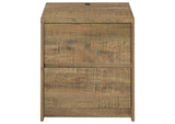 315902 Westpark 2-drawer Nightstand LED Lights and USB Mango