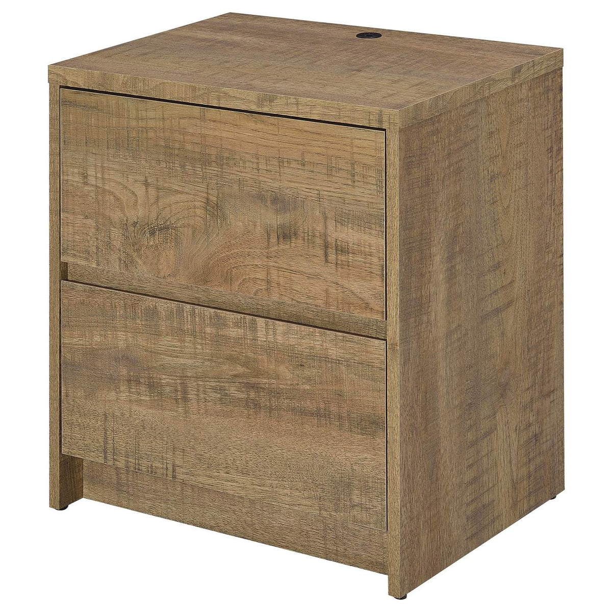 315902 Westpark 2-drawer Nightstand LED Lights and USB Mango