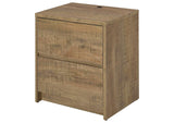315902 Westpark 2-drawer Nightstand LED Lights and USB Mango