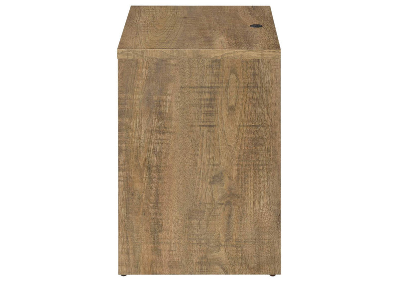 315902 Westpark 2-drawer Nightstand LED Lights and USB Mango