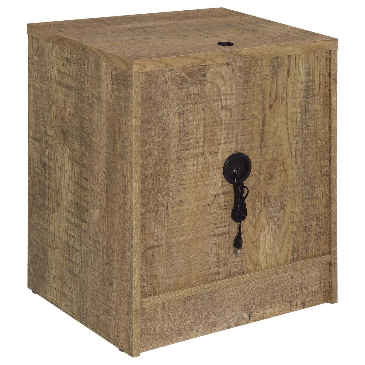 315902 Westpark 2-drawer Nightstand LED Lights and USB Mango
