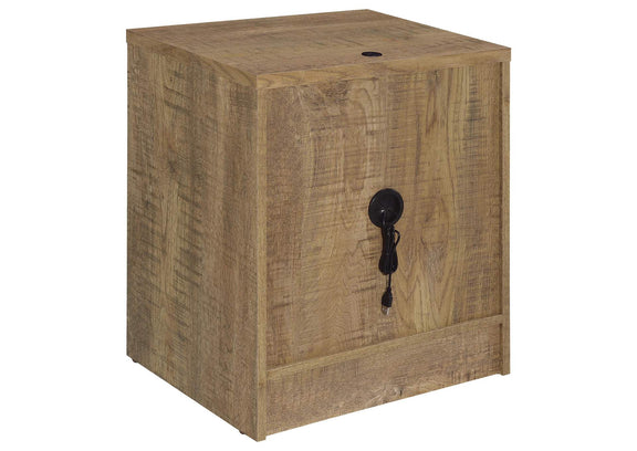 315902 Westpark 2-drawer Nightstand LED Lights and USB Mango