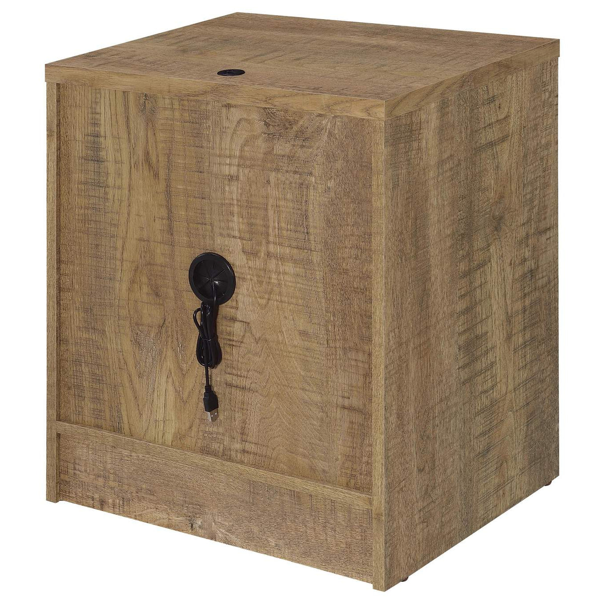 315902 Westpark 2-drawer Nightstand LED Lights and USB Mango