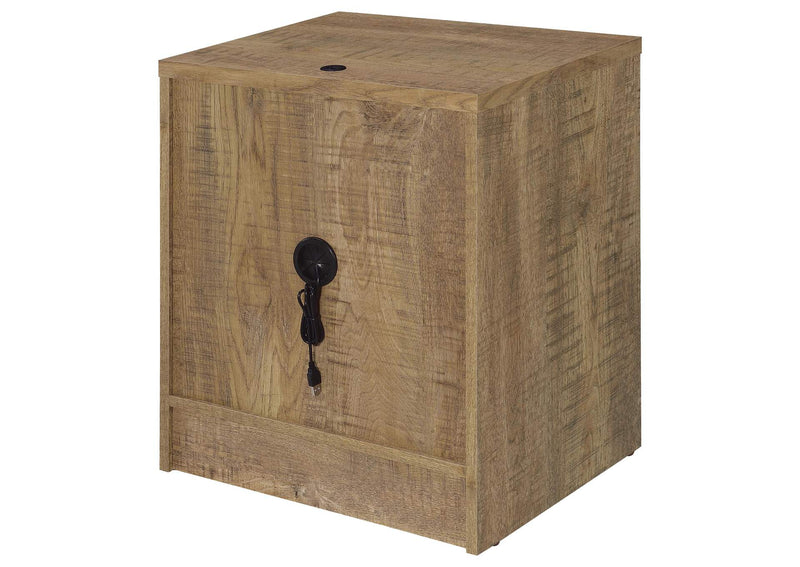 315902 Westpark 2-drawer Nightstand LED Lights and USB Mango