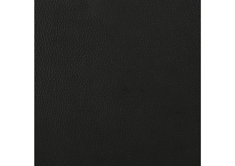 315911BLKKE Medley Genuine Leather Eastern King Platform Bed Black