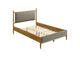 315914F Mason 46-inch Full Panel Platform Bed Grey and Light Brown