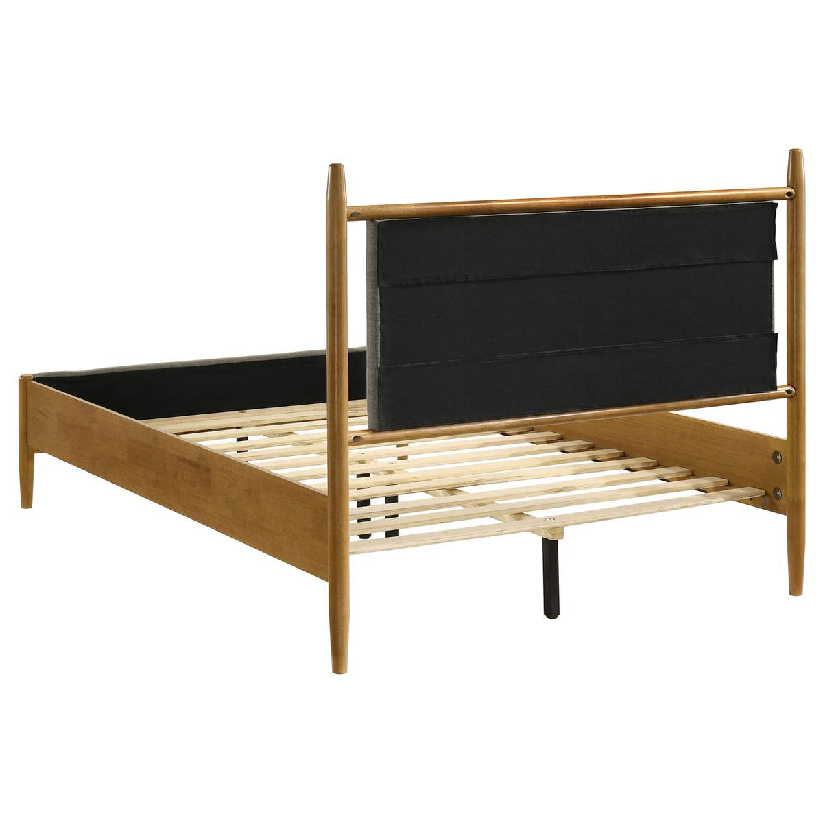 315914F Mason 46-inch Full Panel Platform Bed Grey and Light Brown
