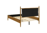 315914F Mason 46-inch Full Panel Platform Bed Grey and Light Brown