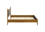 315914F Mason 46-inch Full Panel Platform Bed Grey and Light Brown