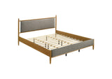 315914KE Mason 46-inch Eastern King Panel Platform Bed Light Brown