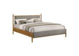 315914KE Mason 46-inch Eastern King Panel Platform Bed Light Brown