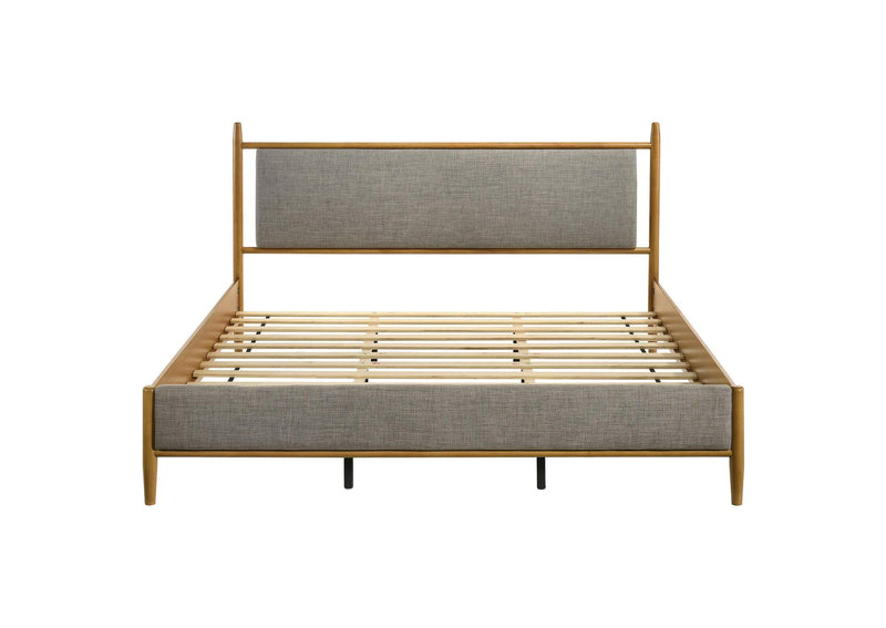 315914KE Mason 46-inch Eastern King Panel Platform Bed Light Brown