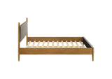 315914Q Mason 46-inch Queen Panel Platform Bed Grey and Light Brown